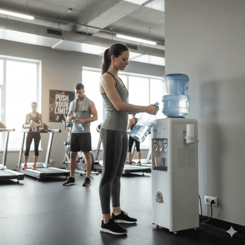 Durable Atlantis Sky HCN floor standing model for high-traffic commercial use.