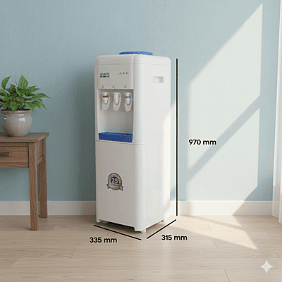 Professional office water dispenser Atlantis Sky HCN with push-button taps. Professional office water dispenser Atlantis Sky HCN with push-button taps.