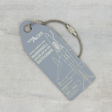 Aviationtag Top Aces Douglas A-4 Skyhawk - C-FGZO - Grey