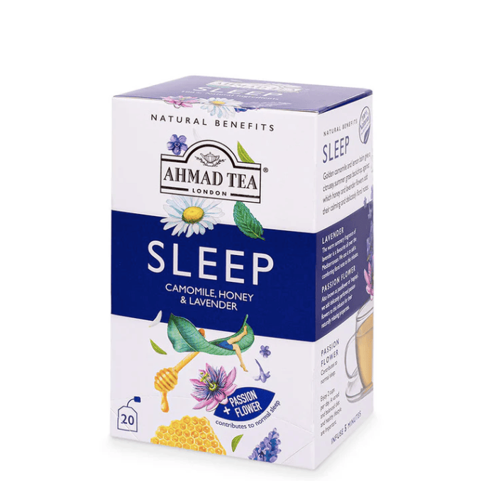 Sleep Tea with Camomile, Honey & Lavender + Passion Flower Sleep Tea with Camomile, Honey & Lavender + Passion Flower