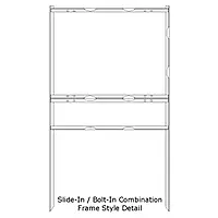 1-Rider Steel Frame — 24x18