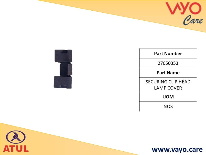 SECURING CLIP HEAD LAMP COVER - 27050353 - GEMINI ULTRA