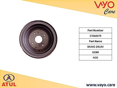 BRAKE DRUM - 27060079 - GEM CARGO