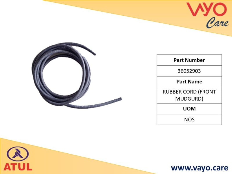 RUBBER CORD (FRONT MUDGUARD) - 36052903 - GEMINI ULTRA