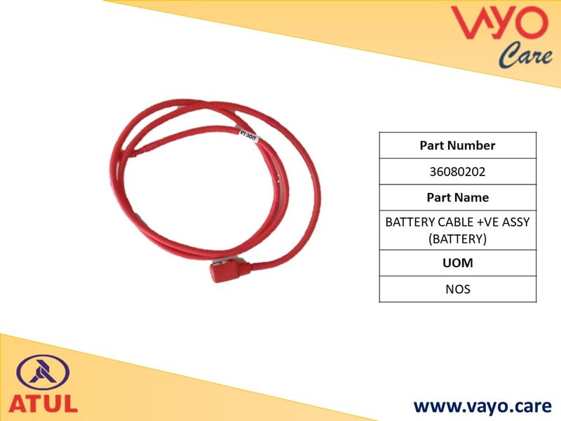 BATERRY CABLE +VE ASSY (BATERR - 36080202 - GEMINI ULTRA