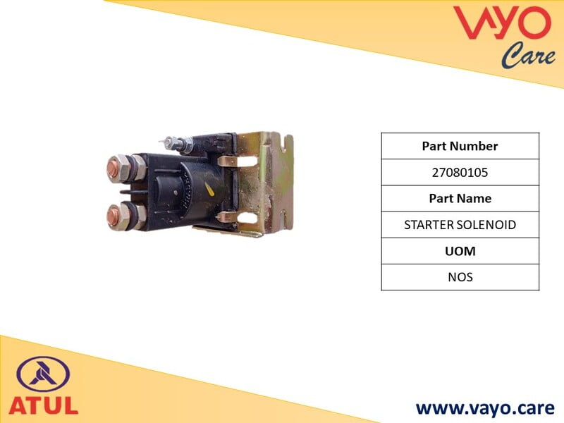 STARTER SOLENOID - 27080105 - GEM CARGO