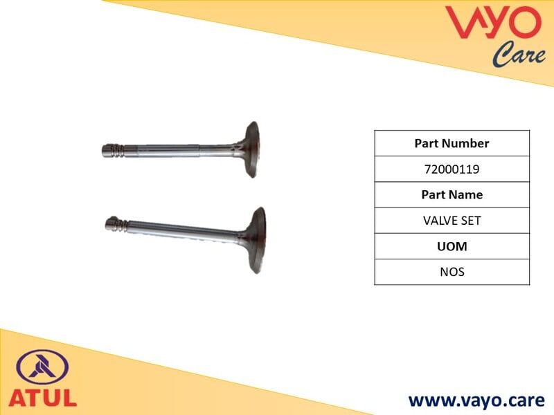 VALVE SET - 72000119 - GEM CARGO