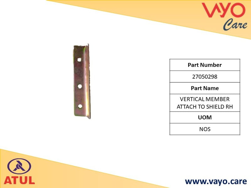 VERTICAL MEMBER ATTACH TO SHIELD RH - 27050298 - GEMINI ULTRA