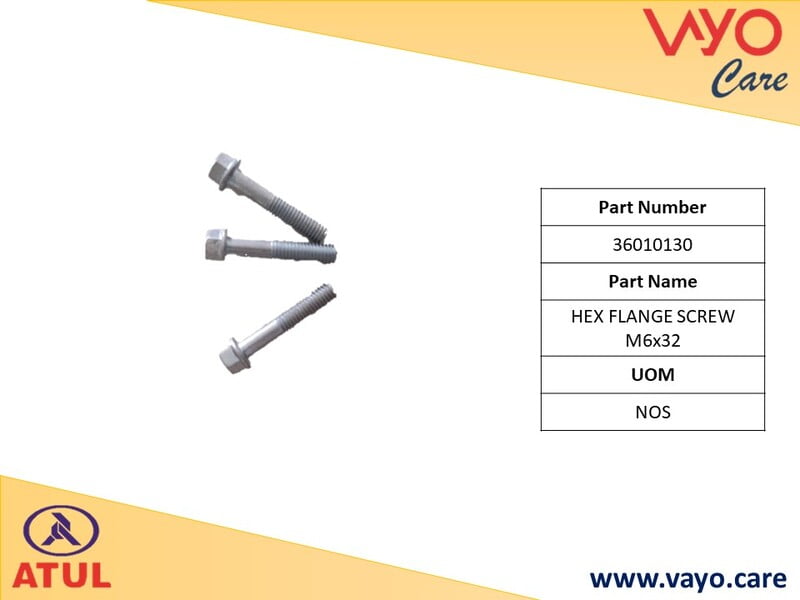 HEX FLANGE SCREW M6X32 - 36010130 - GEMINI ULTRA