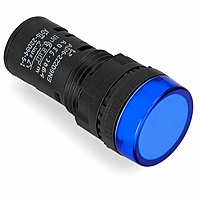 Smidnya IL22 Protected LED Pilot Light-16mm-48V AC/DC-Blue
