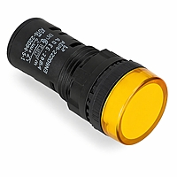 Smidnya IL22 Protected LED Pilot Light-16mm-220V AC-Yellow