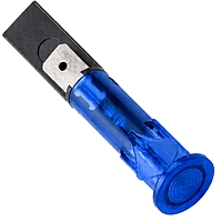 Smidnya IL22 Angled Tube Neon Indicator Light-Panel-220-240V AC/DC-Blue