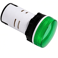 Smidnya IL22 Bezel Protected LED Pilot Light-22mm-24V AC/DC-Green