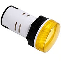 Smidnya IL22 Bezel Protected LED Pilot Light-22mm-220V AC-Yellow