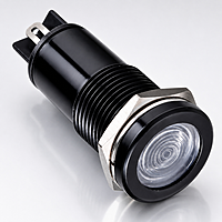 Smidnya IL22 Black Body Metal Pilot Light Red/Blue