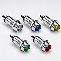 Smidnya IL22 Chrome Body Metal Pilot Light