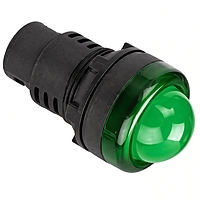 Smidnya IL22 Dome Protected LED Pilot Light-30mm-110V AC/DC-Green