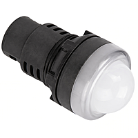 Smidnya IL22 Dome Protected LED Pilot Light-30mm-110V AC/DC-White