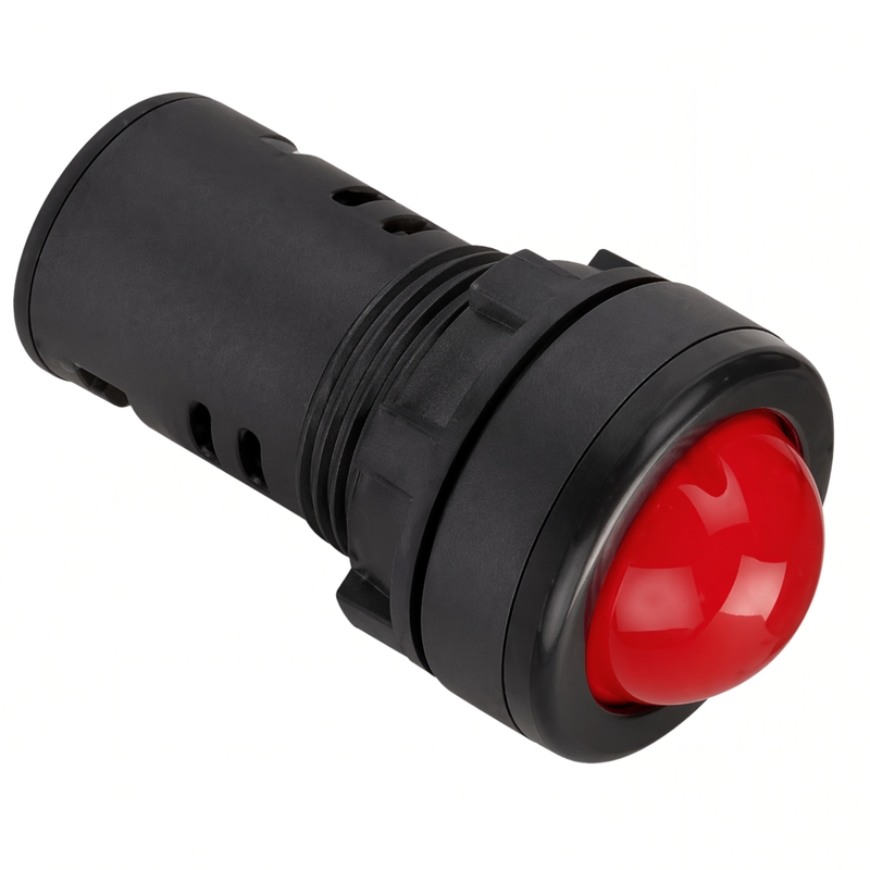 Smidnya IL22 Dome Protected LED Pilot Light-22mm-220V AC-Red