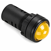 Smidnya IL22 Dome Protected LED Pilot Light-22mm-220V AC-Yellow