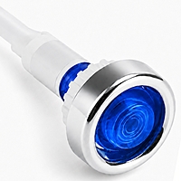 Smidnya IL22 Flanged Barrel Neon Indicator Light-Panel-220-240V AC-Blue