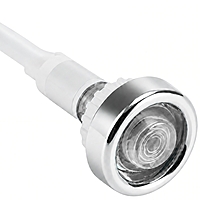 Smidnya IL22 Flanged Barrel Neon Indicator Light-Panel-220-240V AC-White