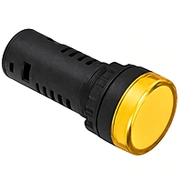Smidnya IL22 Flat Long White Body Protected LED Pilot Light-22mm-48V AC/DC-Yellow