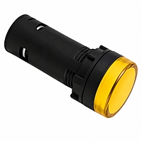 Smidnya IL22 Long White Body Protected LED Pilot Light-22mm-110V AC/DC-Yellow