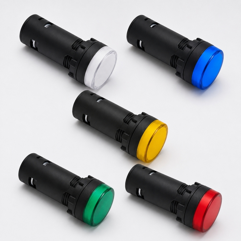 Smidnya IL22 Long White Body Protected LED Pilot Light