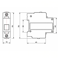Smidnya IL22 Modular LED Indicator-DIN rail-24V AC/DC-Green