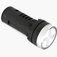 Smidnya IL22 Plus Symbol Lens Protected LED Pilot Light-22mm-110V AC-White
