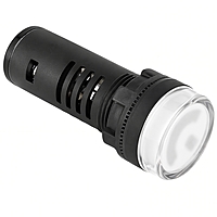 Smidnya IL22 Power Symbol Lens Protected LED Pilot Light-22mm-380V AC-White