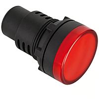 Smidnya IL22 Protected LED Pilot Light-30mm-24V AC/DC-Red
