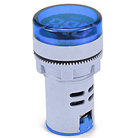 Smidnya IL22 Round Frequency Pilot Light 0–80 Hz-22mm round-220V AC-Blue