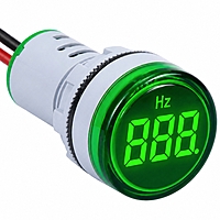 Smidnya IL22 Round Frequency Pilot Light 0–80 Hz-22mm round-220V AC-Green