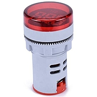 Smidnya IL22 Round Frequency Pilot Light 0–80 Hz-22mm round-220V AC-Red