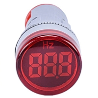 Smidnya IL22 Round Frequency Pilot Light 0–80 Hz-22mm round-220V AC-Red