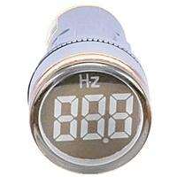 Smidnya IL22 Round Frequency Pilot Light 0–80 Hz-22mm round-220V AC-White