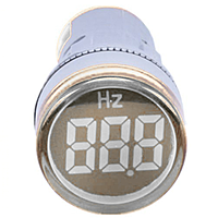 Smidnya IL22 Round Frequency Pilot Light 0–80 Hz-22mm round-220V AC-White