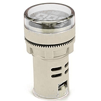Smidnya IL22 Round Frequency Pilot Light 0–80 Hz-22mm round-220V AC-White
