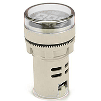 Smidnya IL22 Round Frequency Pilot Light 0–80 Hz-22mm round-220V AC-White