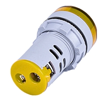 Smidnya IL22 Round Frequency Pilot Light 0–80 Hz-22mm round-220V AC-Yellow