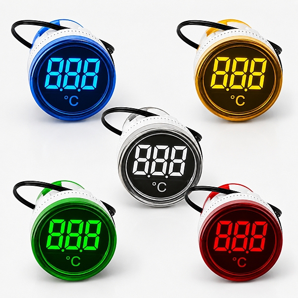 Smidnya IL22 Round Temperature Pilot Light -20 to 200°C