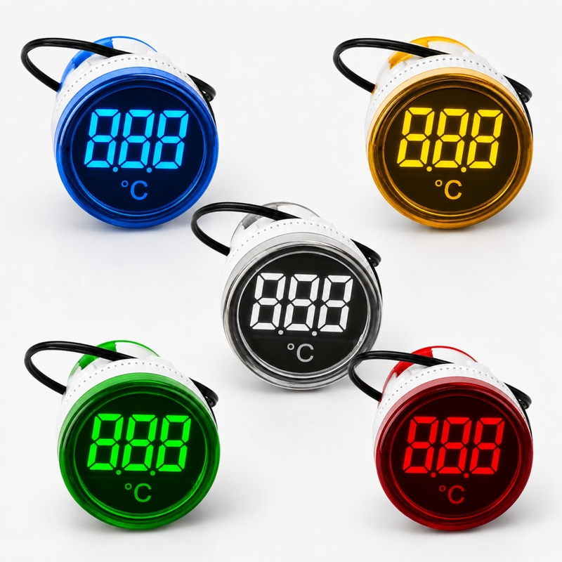 Smidnya IL22 Round Temperature Pilot Light -20 to 200°C