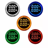Smidnya IL22 Round Volt/Amp Pilot Light