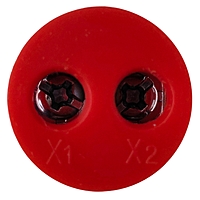 Smidnya IL22 Round Voltmeter Pilot Light 50–500 VAC-22mm round-50-500V AC-Red