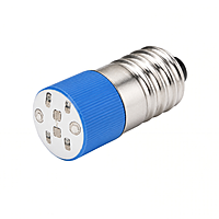 Smidnya IL22 Screw Base LED Indicator-Bulb-220-240V AC-Blue