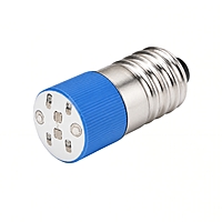 Smidnya IL22 Screw Base LED Indicator-Bulb-24V AC/DC-Blue