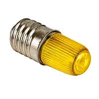 Smidnya IL22 Screw Base Neon Indicator-Bulb-220-240V AC-Yellow