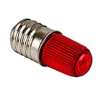 Smidnya IL22 Screw Base Neon Indicator-Bulb-24V AC/DC-Red